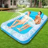 Colchão Inflável de PVC Transfronteiriço para Água, Sol, Gramado de Verão e Jardim de Quintal com Piscina de Aspersão Colchão Inflável para Sol