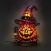 Nuevo producto transfronterizo: Estatua de luz de noche de bruja gótica de Halloween en noche de luna, adorno de decoración del hogar, decoración de Halloween