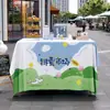 Mantel Especial para Puestos de Mercado Nocturno, Impermeable y a Prueba de Aceite, Cartel Creativo DIY de Moda, Tela Publicitaria Colgante de PVC