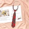 Gravata Vermelha Masculina Casamento Noivo Roupa Zíper Grátis Estilo Universitário Estilo Acadêmico Jk Gravata Borboleta Menina