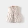 Chaleco para bebé para ropa de abrigo de otoño, Ropa de otoño para bebé Clase A, Chaleco acolchado de algodón de princesita, Chaleco grueso de invierno para bebés y niños pequeños