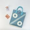 2024 Nuevo Bolso para Teléfono Móvil de Punto de Dibujos Animados Dopamina para Mujer Estilo Coreano Combinable Bolso de Hombro Bolso Cruzado Bolso de Mano de Punto