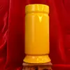 Jarrón de Calabaza de Color Sólido Amarillo Puro Rojo Puro Adorno Botella para Arreglo Floral Transfronterizo Contenedor de Velas Botella para Lámpara de Aceite Base para Lámpara de Buda