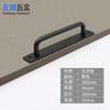 Manija de puerta corredera de aleación de aluminio y acero, sin perforación, con mango abierto, pasamanos para puerta de madera, balcón, puerta corredera, puerta de granero, manija, venta al por mayor