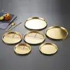 Plato Redondo de Acero Inoxidable 304 Estilo Coreano Plato Escurridor para Tempura Bocadillos Plato para Fruta Estilo Occidental Plato Multifuncional para Barbacoa con Escurridor Plato para Cena
