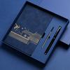 Estilo Nacional Spot Caderno Conjunto de Presente Caderno Espesso Estilo Chinês Retrô Caderno A5 Logo Personalizado