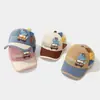 Chapéus infantis para primavera e outono, bonés com proteção solar, bonés de beisebol fofos para meninos, chapéus de sol para bebês, bonés de beisebol para meninas, estilosos