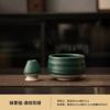 Estilo Japonés Cambio de Horno Cerámica Retro Tazón de Matcha Tazón de Té Tazón de Té Lugar de Té Dinastía Song Herramienta para Lugar de Té