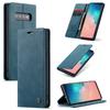 Adecuado para Funda de Teléfono Móvil Samsung S10 S9Plus Tarjeta Funda de Cuero para Teléfono Móvil S8 Retro Tapa Succión Magnética Cubierta Protectora S7