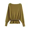 Comercio Exterior Transfronterizo Ropa de Mujer Otoño e Invierno 2025 Estilo Europeo y Americano Jersey de Punto Decorativo en Capas con Cinturón para Mujer E3630