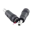 Adaptador de Tomada de Conversão para Adaptador de Energia CC 5.5/2.1 Fêmea para Macho Carregador Adaptador para Laptop
