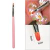 Herramienta de manicura pincel pluma Margarita pluma crisantemo de otoño pluma de boca redonda pluma de fila pequeña pluma degradada pluma de fila de flores de dos colores