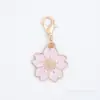 Colgante de historieta rosa con goteo de aceite, colgante de aleación en tono rosa, accesorios para manualidades, llavero decorativo, accesorios al por mayor