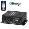 Ak380 Audio para Coche Bluetooth Hogar 12V Amplificador de Potencia para Coche de Alta Potencia Mini Amplificador de Potencia Pequeño