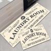 Juego de alfombrillas de cocina con letras de Amazon transfronterizas, alfombrilla absorbente para pies, sencilla, resistente a la suciedad y al desgaste, alfombrilla larga para suelo, venta al por mayor al por mayor