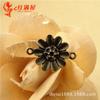 A1113 fabricante 1.4g conector de flor vintage hecho a mano accesorios para joyería DIY al por mayor 50 piezas/bolsa