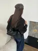 Bolsa de Axila Boston Feminina 2026 Nova Outono/Inverno Versátil Bolsa de Ombro Único Transversal Nicho Casual Almofada Bolsa Feminina