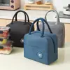 Bolsa para Lonchera Aislamiento Térmico Bento Bolso de Mano Estudiante Arroz Impermeable y a Prueba de Aceite Bolsa Espesa de Papel de Aluminio Trabajador de Oficina Bolsa para Comida
