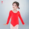 Traje de Gimnasia de Manga Larga para Niños Traje de Ballet para Niños Medio Traje Traje de Jardín de Infancia Venta al por Mayor 5005