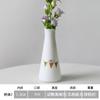 Vaso Pequeno de Vidro Roxo Taro Estilo Francês Pousada Branco Fresco Alto Padrão Luxo Leve Flores Frescas Cesta Verde Garrafa Hidropônica