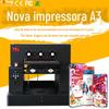 Impressora UV A3A4 pequena plana cilíndrica acrílico metal espelho de impressão equipamento para fazer capa de celular
