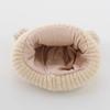 Gorro de bebé otoño e invierno, bonito y súper bonito, gorro de felpa tejido para bebés, niños y niñas, cálido y resistente al viento.