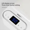 Lámpara de Uñas Transfronteriza con Cojín para Mano, Espacio Amplio, Multifuncional, Lámpara de Fototerapia para Secado Rápido de Uñas