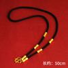Collar de Cuerda Roja DIY Joyería con Aleación de Cobre Cuerda Roja Cuerda Negra Colgante Lanyard para Hombres y Mujeres Fabricante Venta al por Mayor