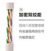 Cable de red cat5e de aluminio revestido de cobre para computadora portátil, puente de red de alta velocidad, cinco tipos de cable de red terminado de 8 núcleos