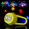Luz de Rana para Bicicleta, Luz de Advertencia de Silicona de Patito Amarillo, Luz de Rana de Anillo de Ojo Único para Equipo de Ciclismo 007