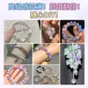 Cuentas de Piedra Ojo de Gato con Efecto Fotocromático, Cuentas Sueltas, Cuentas Redondas de Resina para Manualidades, Cuentas que Cambian de Color al por Mayor