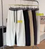 Outono de 2026 novo estilo coreano moda cintura elástica cordão calça casual para mulheres, solta, modeladora, versátil calça de moletom longa tendência