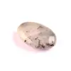 Piedra de Palma Popular Transfronteriza Piedra Cruda de Cristal Piedra de Jabón Piedra de Palma 45*30mm Cristal Rosa Masaje Spa Piedra de Energía Pieza de Mano