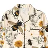 Europa Transfronteriza Comercio Exterior Temporada Primavera y Otoño 2026 Pijamas Mujer Temporada Primavera y Otoño Manga Larga Estampado de Abejas Ropa de Casa Venta Directa de Fábrica