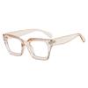 2022 Cross-border Hot-selling Anti-blue Light Thick Edge Flat Mirror Frame European and American Street Photographing ins Square Flat Mirror Multicolor