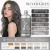 Comércio Exterior Transfronteiriço shampoo protetor cor rosa para cabelos descoloridos, fixador de cor, em estoque, espuma à base de plantas inglesa cinza