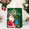 Nueva Bolsa de Regalo de Navidad Caja de Regalo Sorpresa Embalaje de Papel Bolsa de Papel Souvenir Bolsa de Mano de Papel Kraft
