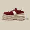 Zapatillas Guyun de Suela Gruesa para Mujer 2025 Otoño Nuevos Zapatos Deportivos Casuales Retro con Cordones Pequeño Aumento de Altura para Mujer