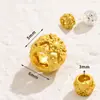 Estilo Chino Antiguo Oro Goteo Aceite Aleación Agujero Pasante Cuentas Sueltas Colgante Pequeño Pulsera DIY Collar Accesorios de Joyería