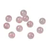 Pedras Soltas de Calcedônia Rosa Cristal Rosa Semi-Acabado Quartzo Jade Pulseira Trançada de Contas Artesanal DIY Colar Venda por Atacado
