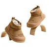 Sapatos de Algodão Jingqi para Bebê Sapatos Quentes com Forro de Lã para Bebê Meninos e Meninas Inverno Novo Botas de Neve Antiderrapantes Sola Macia Botas Curtas