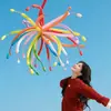 Globos de Fuegos Artificiales de Tira Larga de Colores, Engrosados para Niños, Accesorios para Fotos de Salida de Primavera en Parques y Praderas, Globos de Puesto de Parque
