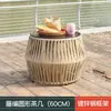 Sofá de Exterior, Terraço de Pátio, Varanda, Conjunto de Sala de Estar de Lazer para Três Pessoas, Cadeira de Exterior de Rattan, Sofá de Rattan, Impermeável