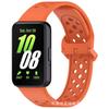 Zhihong es adecuado para Samsung Galaxy Fit3 Estilo de agujeros Correa de silicona transpirable bicolor R390 Pulsera inteligente