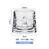 Vaso Tumbler Bar Hogar Vaso para Licores Vaso para Vino Extranjero Vaso Creativo Giratorio para Whisky Copa Descompresión Cara Humana