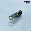 Cremallera Ykk No. 5 Cremallera Metálica con Cabezal de Cremallera de Bloqueo Automático, Tirador en Forma de Arco, para Bolsos, Ropa y Cremalleras de Tapeta