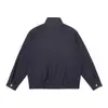 Ropa Vintage Yidao Otoño 2026 Nuevo Estilo Retro Japonés Old Money Resistente al Viento Cuello Alto Chaqueta de Trabajo Abrigo Harrington para Hombre