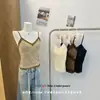 Camisola de encaje cepillado para otoño e invierno para mujer, con diseño de lunares, efecto push-up, ajuste suave para la piel y sin costuras, copas fijas y un hermoso diseño en la espalda, perfecta como capa interior o capa base