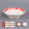 Mesa de Hot Pot Rústica Estilo Hombre Derretido, Tazones de Cerámica Melamínica Resistentes a la Rotura, Platos para Aceite y Platos para Carne de Res Fresca