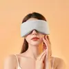 Máscara de Dormir de Gravedad Transfronteriza con Velcro, Máscara de Ojos de Seda Artificial Doble Cara Cálida y Fresca, Bloqueo de Luz, Transpirable, Máscara de Protección para Ojos de Cobertura Total